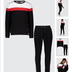 BooHooMan sweat suit